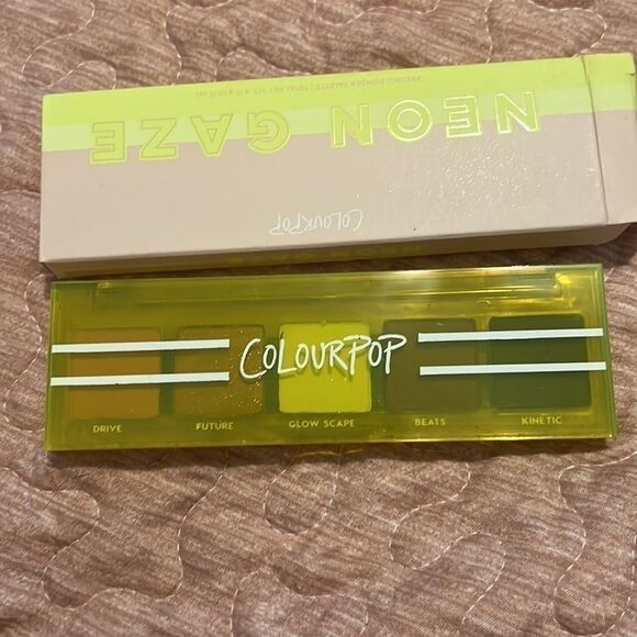 Colourpop neon gaze new in box eyeshadow palette makeup - Picture 3 of 4